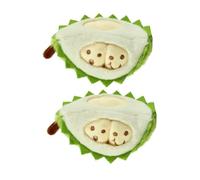 Operitacx 2 pièces Porte-clés Peluche Fruit Kawaii pour Sac à Dos et Clés Lot de Pendentifs Doux et Mignons pour Garçon Fille et Couples Accessoire Mode et Décoratif