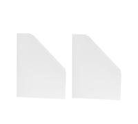 Operitacx 2 Pièces Porte-fichiers Pliable Organisateur De Documents De Bureau Expansion Du Dossier De Fichiers Dossier De Fichiers Pliable Pliant Porte-revues Biseau Pp Boîte à Livres