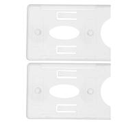 Operitacx 2 Pièces Porte Vignette Pare Brise à Ventouse | Support Transparent, Pose Facile, Maintien Fiable, Usage sur Pare-brise, pour Permis et Stationnement