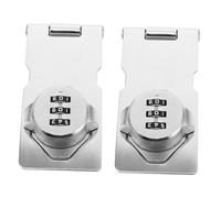 Operitacx 2 Pièces Serrure à Combinaison sans Clé pour Armoire et Porte Verrou Mécanique Durable Loquet de Sécurité Multipoint pour Cuisine et Placards Installation Facile pour Protection