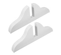 Operitacx 2 Pièces Support de Base pour Paravent Pliant Support Stable pour Écran de Séparation Intérieur Compatible Cloisons Pliables pour Maison Bureau et Publics Lot de Blanc