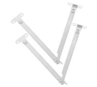 Operitacx 2 Pièces Supports de Couvercle Pliants Acier Inoxydable de Charnières de Porte de Cabinet Installation Facile pour Dresser Bureau et Exposition