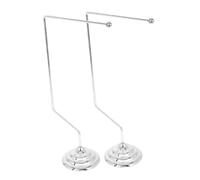 Operitacx 2 Pièces Supports De Drapeau De Table Lot De Support De Mât De Drapeau Pour Bureau Présentoir Simple Compatible Pour Table De Conférence