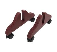 Operitacx 2 Pièces Supports de Panneau de Séparation avec Roues Lot de Supports Universels pour Écran de Salle Base de Séparation Stable pour Cloison Mobile pour Entrées et de Travail