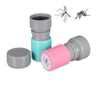 Operitacx 2 Pièces Tampon Encreur Farce Amusant de Moustique Réaliste en Abs, Interactif pour Blagues et Fêtes d'halloween, Accessoire Portable et Original Couleur Aléatoire