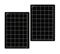Operitacx 2 Pièces Tapis Porte-Outils Magnétique Flexible, Tapis de Découpe pour Machine à Gaufrer, Noir, Caoutchouc et Fer, 8,9x6 Po, Accessoires pour Machine à Gaufrer, Projets DIY