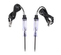 Operitacx 2 Pièces testeur de circuit de voiture testeur de piles de circuit de puissance testeur de tension automobile testeur de stylo à essai électrique