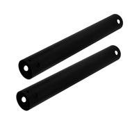 Operitacx 2 Pièces Tige Extension pour Ventilateur Plafond Fer Noir Stable et Durable Kit de Rallonge Descendante pour Ventilateurs Plafonniers