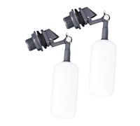 Operitacx 2 pièces Valve Flotteur Plastique Durable Robinet Flotteur Compact Aux Fissures pour Réservoirs Remplissage Automatique pour Humidificateur et Bassin