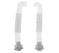 Operitacx 2 Pièces Vidange Machine à Laver Connecteur Sous Évier Adaptateur De Tuyau D'eau Raccord De Tuyau Coudé Connecteur De Tuyau D'eau D'évier Raccords Coudés Plastique Transparent