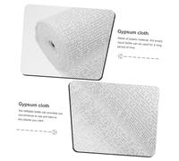 Operitacx 2 Rouleaux Plaster Cloth Quick Drying Gypsum Fabric for DIY Crafts Mask Making Sculptures Pregnancy Belly Casting and Model Scenery