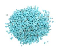 Operitacx 2 sachets de Pierres roulées Turquoise : Fragments de Pierres précieuses Vertes concassées - Roches Naturelles, Galets irréguliers pour Loisirs créatifs, Remplissage de vases, Gravier