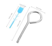 Operitacx 20 Ensemble Fire Extinguisher Safety Pull Pins and Tamper Seals Iron Cotter Pins with Plastic Replacement Tags for Office Home Public Spaces Emergency