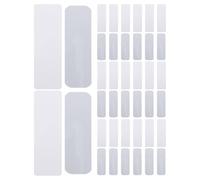 Operitacx 20 Patchs de réparation Transparents pour Stores verticaux, kit de réparation pour Mini-Stores, Patchs Invisibles à Clipser pour locataires, Chambres, Bureaux