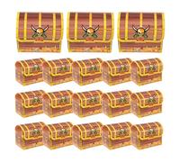 Operitacx 20 Pièces Boîte de Décoration de Bonbons en Carton à Thème Pirate, Coffret Réutilisable Design Unique, pour Jeux de Chasse Trésor et Fête Halloween Garçon et Filles