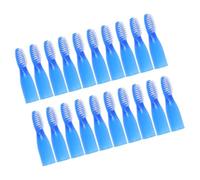 Operitacx 20 Pièces Brosse à Dents Miniature Portable en Plastique et Nylon Poils Souples, Manche Court, pour Environnements Restreints et Prévention des Auto-mutilations