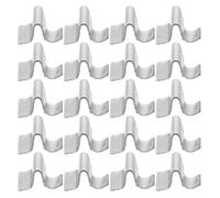 Operitacx 20 Pièces Clips Métalliques Bords Arrondis Polis | Faciles à Ajuster, Bords Sécurisés sans Bavures, pour Archives et Étagères de Congélateur