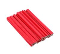 Operitacx 20 Pièces crayon à crayon pour marquer pour menuiserie Carpenter dur pour marquage du travail en rouge