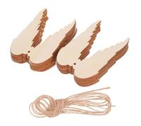Operitacx 20 Pièces Découpes Ange Non avec Trou Formes pour DIY Peinture et Décoration de Mariage Noël et Fêtes
