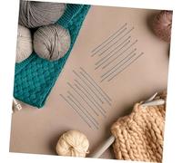Operitacx 20 pièces Kit Épingles de Blocage Acier Inoxydable pour Planche de Blocage Au Crochet et Tricot Métalliques Robustes et Stables pour Projets de Tricot