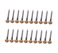 Operitacx 20 Pièces Lot de Clous Décoratifs Laiton pour Ameublement Têtes de Clous Rétro pour Fixation de Meubles Tacks Laiton pour Rembourrage