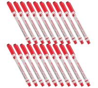Operitacx 20 Pièces Marqueurs Effaçables à Sec pour Tableau Blanc à Pointe Ultra-fine 0,5 Mm, Lavables, en Plastique, pour Enseignants et Garçon et Filles en Milieu Interactif ou Bureau