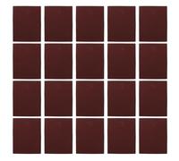 Operitacx 20 Pièces Papier de Verre, Coussin Marron pour Oiseaux | Surface Abrasive Fine, Aide Naturelle au Soin des Griffes, Pose au Fond Cage ou Autour du Perchoir