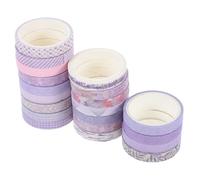 Operitacx 20 Pièces Ruban Washi Décoratif Ensemble de Masking Tape pour Scrapbooking Journaling Bricolage Cadeau avec Motifs Floraux Mignons