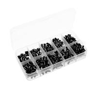 Operitacx 200 pièces Kit de Interrupteurs Tactiles Micro Momentanés Broches Commutateurs Bouton Poussoir Compacts pour Circuits Électroniques et Breadboard