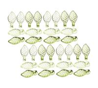 Operitacx 200 Pièces Perles Vertes Acrylique Transparentes Mini Mélange Vert pour Création de Bijoux DIY Colliers et Bracelets