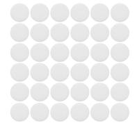 Operitacx 200 Pièces Recharges Blanches pour Collier Diffuseur en Coton Rond Léger, Libérant Un Arôme Subtil, Adaptées pour Bureau et Maison