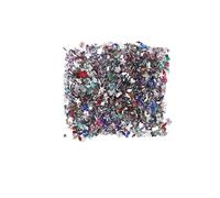 Operitacx 2000 Pièces Mini Pierres Colorées pour Ongles en Acrylique à Dos Plat Forme Irrégulière pour Nail Art Précision et Fixation Ferme Décorations Artisanales