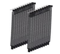 Operitacx 20pièces Cache Embouts Pci Plaque Obturation De Châssis Bloc Embouts pour Boîtier Pc Ventilateur De Refroidissement Structure Maille pour Aération