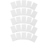 Operitacx 25 Pièces Boîte de Rangement pour Allumettes Vierges Blanche en Papier Portable et Compacte, Support Double Face pour Camping et Urgences