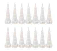 Operitacx 25 Pièces Embouts Buse Calfeutrage Plastique Adaptateurs Applicateurs Tube Scellant Robustes Compatibles Multiples Pointe Extension Étanche et Résistante Pression pour Réparation