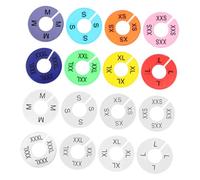 Operitacx 2ensemble Séparateurs De Cintres Ronds Plastique Organisateurs pour Portants Séparateurs De Placard pour Meilleure Organisation