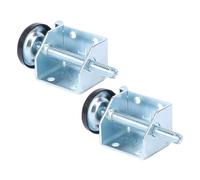Operitacx 2Paires Réglables Acier pour Lot pour Armoires Tables Niveleur de Jambe pour Protéger Sol Compenser Inégalité du Sol