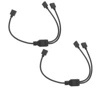 Operitacx 2pièces Adaptateur Argb Broches vers Câble Extension Répartiteur Adressable pour Ventilateurs Argb Et Dissipateurs Thermiques du Boîtier Ordinateur