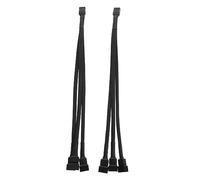 Operitacx 2Pièces Câble De Séparateur De Ventilateur Pwm à Adaptateur De Ventilateur De Refroidissement pour PC Énergie Et Haute