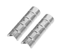 Operitacx 2pièces Connecteur pour Tringle à Rideaux Acier Inoxydable Connecteur pour Barre de Rideaux Romain Joint de Fixation Métallique et Stable pour Fenêtre