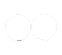 Operitacx 2pièces Joint Étanchéité de Porte de Lave-linge Acier Inoxydable Bague de Serrage de Rechange pour Joint de Porte de Machine à Laver Empêche les Fuites Eau