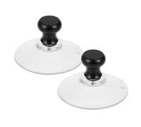 Operitacx 2Pièces Outil de Désassemblage Écran de Téléphone Aluminium Noir Lot de Ventouses pour Réparation de Smartphones et Appareils Électroniques Pratique et Facile à Utiliser