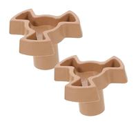 Operitacx 2pièces Plateau Tournant pour Micro-ondes Détachées Support Assiette Axé pour Four à Micro-ondes Guide à Galet Accessoire pour Plateau