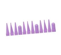 Operitacx 3 Ensembles De Bobinage du Papier Fil De Bijoux Quilling Cadre Bricolage Outillage Papercraft Enrouleur De Papier D'enroulement De Fil Plastique Violet,Mauve 4 Pièces * 3