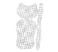 Operitacx 3 ensembles Plaques de Création de Sacs Crochet Plastique Kit pour Tissage et Broderie Point Croix Supports Grille sans Accrocs pour Sacs Faits Main DIY