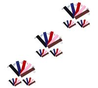 Operitacx 3 Ensembles Trousse À Crayons De Rangement pour Crayons Accessoires Pochette À Stylos avec Cordon De Serrage Pochette en Velours pour Stylos D'École 15 pièces * 3