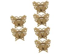 Operitacx 3 Ensembles Verrous Antiques Pour Boîtes De Rangement Loquets Décoratifs Pour Bijoux Et Meubles Accessoires De Finition 2 Pièces * 3