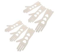 Operitacx 3 Paires Porte-mitaines en Bois pour Tricot, Blocage et Mise