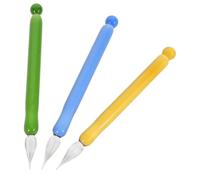 Operitacx 3 Pièces Glass Dip Pen Set Transparent Colored Writing Pens For Calligraphy Painting And Gifts Elegant Glass Stationery For Students Artists And Professionals