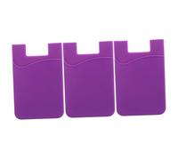 Operitacx 3 Pièces Housse De Téléphone Portable en Gel De Silice Portefeuille De Téléphone Portable Titulaire du Téléphone Support De Téléphone Portable Violet,Mauve
